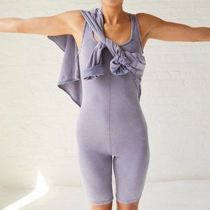 Free People Hot Shot Long Sleeve romper set